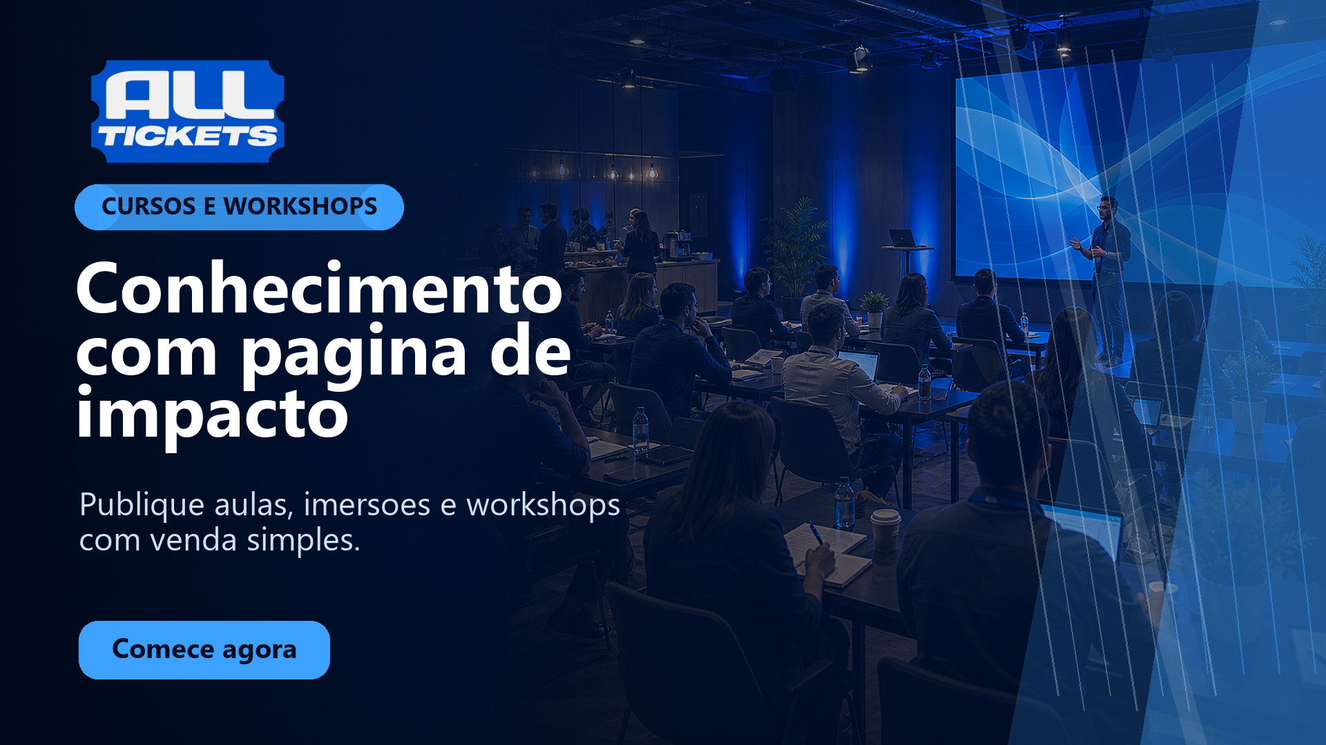 Conhecimento com pagina de impacto