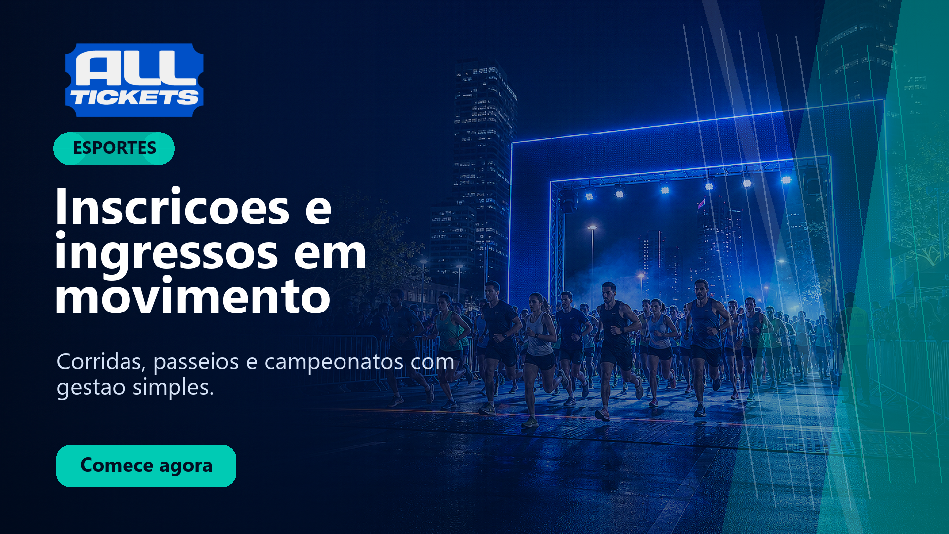Inscricoes e ingressos em movimento