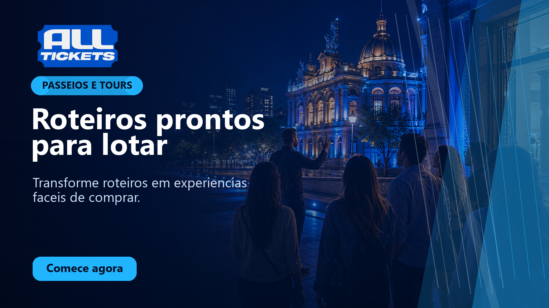 Roteiros prontos para lotar